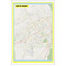 Map of Cancun with Neighborhoods, Streets, Roads, Highways and Parks - Laminated Wall Map Poster Print - Vivid Imagery with Bright Colors