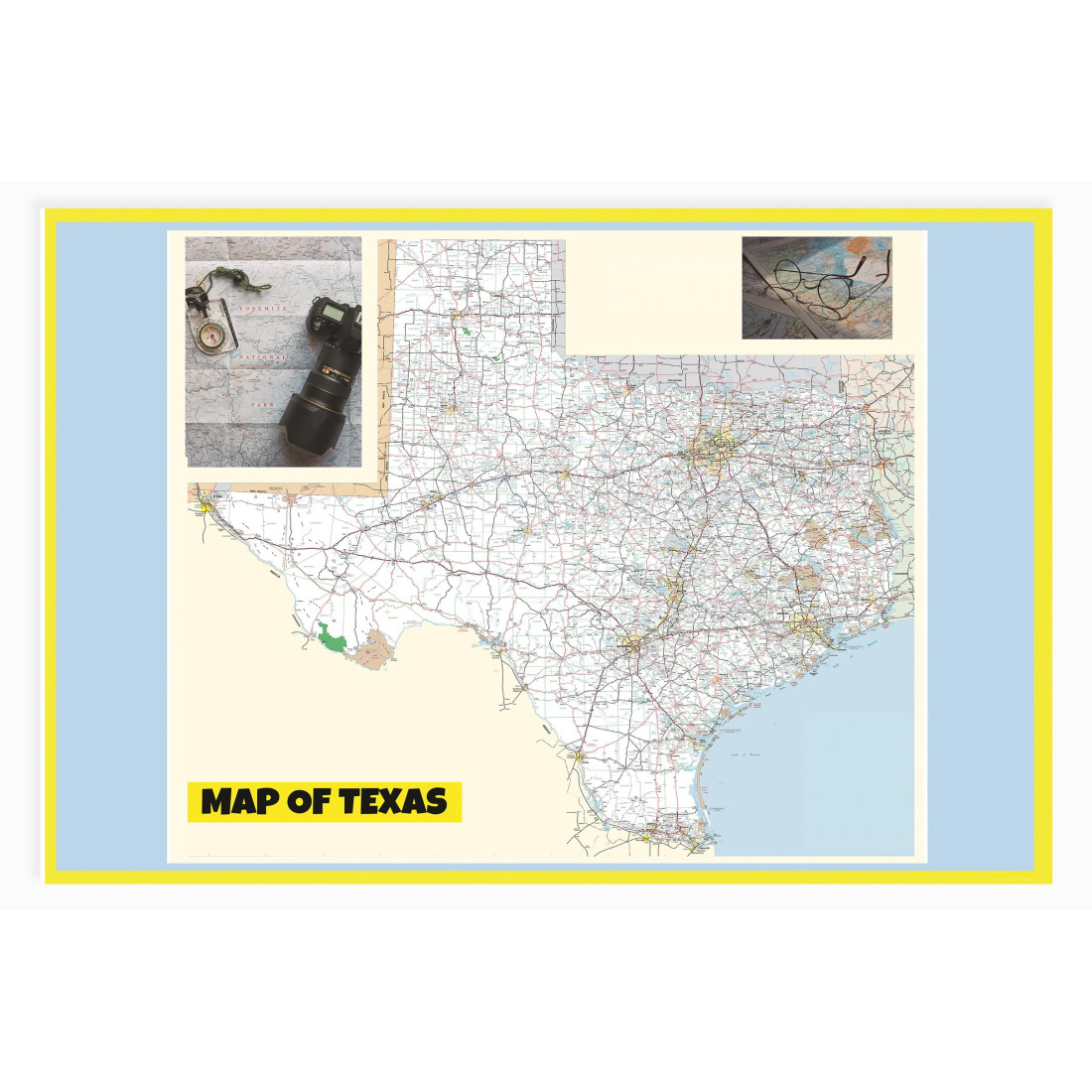 Map of Texas Large Detailed Roads and Highways, Map of Texas State with ...