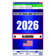 2026 Alabama State and Federal All-In-One Labor Law Poster 2026 Alabama State and Federal All-In-One Labor Law Poster