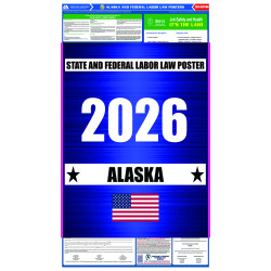2026 Alaska State and Federal All-In-One Labor Law Poster  2026 Alaska State and Federal All-In-One Labor Law Poster