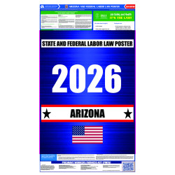 2026 Arizona State and Federal All-In-One Labor Law Poster  2026 Arizona State and Federal All-In-One Labor Law Poster