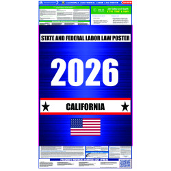 2026 California State and Federal All-In-One Labor Law Poster 2026 California State and Federal All-In-One Labor Law Poster