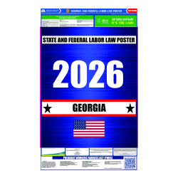 2026 Georgia State and Federal All-In-One Labor Law Poster  2026 Georgia State and Federal All-In-One Labor Law Poster