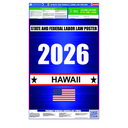 2026 Hawaii State and Federal All-In-One Labor Law Poster 2026 Hawaii State and Federal All-In-One Labor Law Poster