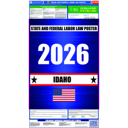 2026 Idaho State and Federal All-In-One Labor Law Poster 2026 Idaho State and Federal All-In-One Labor Law Poster