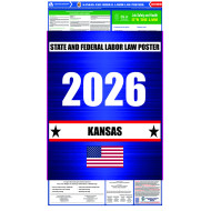 2026 Kansas State and Federal All-In-One Labor Law Poster  2026 Kansas State and Federal All-In-One Labor Law Poster