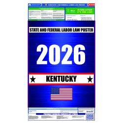 2026 Kentucky State and Federal All-In-One Labor Law Poster  2026 Kentucky State and Federal All-In-One Labor Law Poster