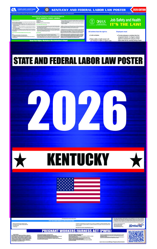 2026 Kentucky State and Federal All-In-One Labor Law Poster 