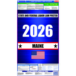 2026 Maine State and Federal All-In-One Labor Law Poster 2026 Maine State and Federal All-In-One Labor Law Poster