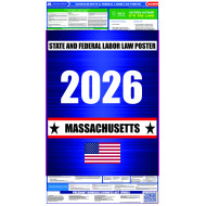 2026 Massachusetts State and Federal All-In-One Labor Law Poster 2026 Massachusetts State and Federal All-In-One Labor Law Poster