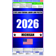 2026 Michigan State and Federal All-In-One Labor Law Poster 2026 Michigan State and Federal All-In-One Labor Law Poster