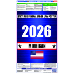 2026 Michigan State and Federal All-In-One Labor Law Poster 2026 Michigan State and Federal All-In-One Labor Law Poster