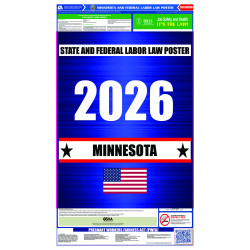 2026 Minnesota State and Federal All-In-One Labor Law Poster 2026 Minnesota State and Federal All-In-One Labor Law Poster