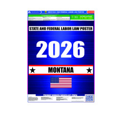 2026 Montana State and Federal All-In-One Labor Law Poster 2026 Montana State and Federal All-In-One Labor Law Poster