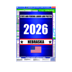 2026 Nebraska State and Federal All-In-One Labor Law Poster  2026 Nebraska State and Federal All-In-One Labor Law Poster