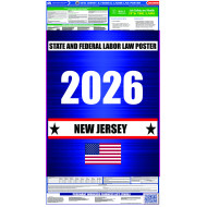 2026 New Jersey State and Federal All-In-One Labor Law Poster 2026 New Jersey State and Federal All-In-One Labor Law Poster