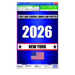 2026 New York State and Federal All-In-One Labor Law Poster  2026 New York State and Federal All-In-One Labor Law Poster