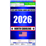 2026 North Carolina State and Federal All-In-One Labor Law Poster 2026 North Carolina State and Federal All-In-One Labor Law Poster