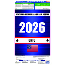 2026 Ohio State and Federal All-In-One Labor Law Poster 2026 Ohio State and Federal All-In-One Labor Law Poster