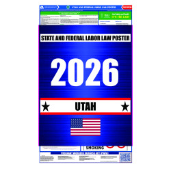 2026 Utah State and Federal All-In-One Labor Law Poster  2026 Utah State and Federal All-In-One Labor Law Poster