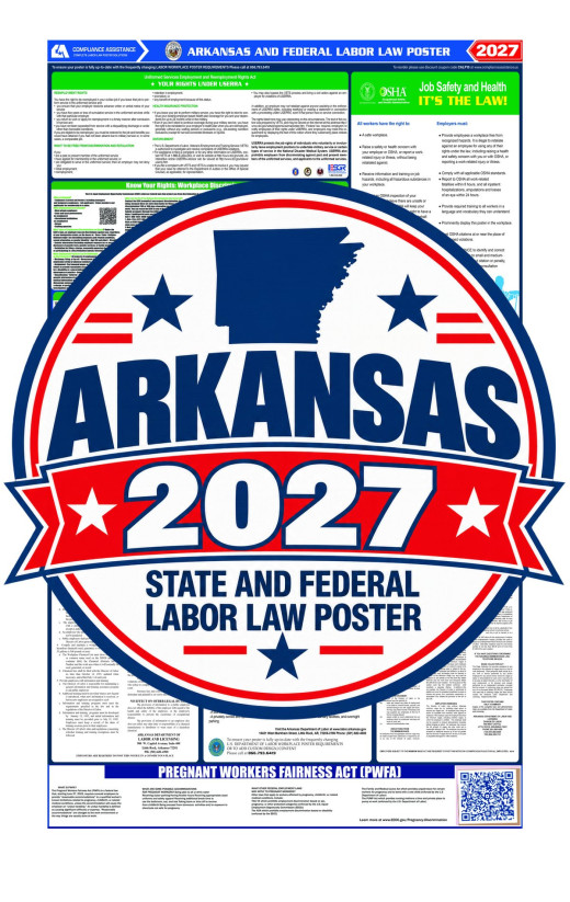 2027 Arkansas Labor Law Poster | State, Federal & OSHA