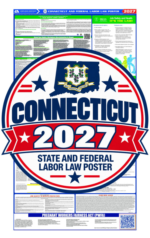 2027 Connecticut Labor Law Poster | State, Federal & OSHA