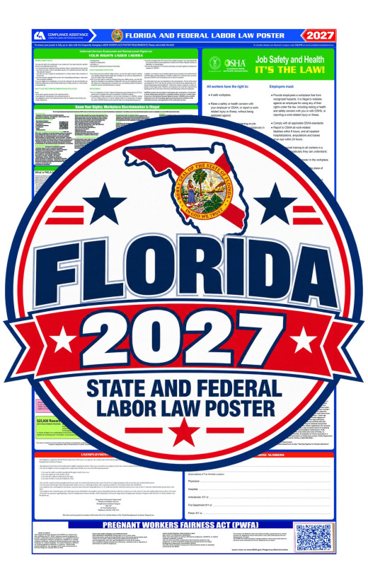 2027 Florida Labor Law Poster | State, Federal & OSHA
