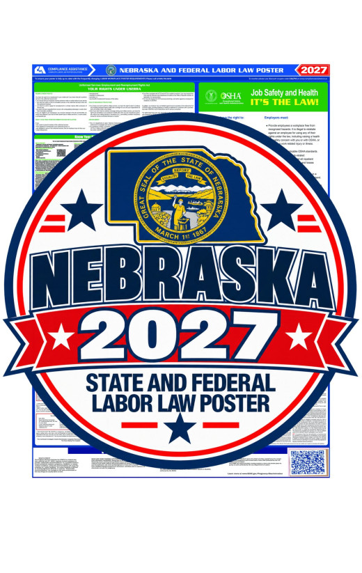2027 Nebraska Labor Law Poster | State, Federal & OSHA