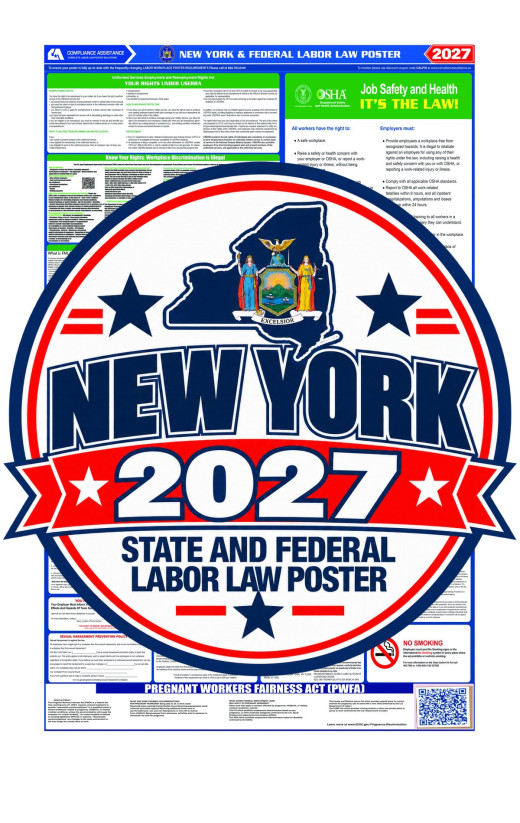 2027 New York Labor Law Poster | State, Federal & OSHA