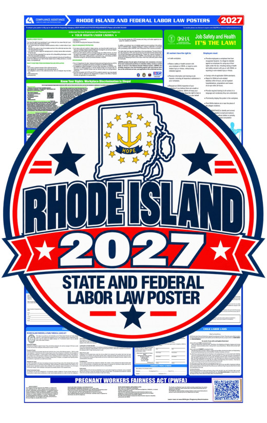 2027 Rhode Island Labor Law Poster | State, Federal & OSHA