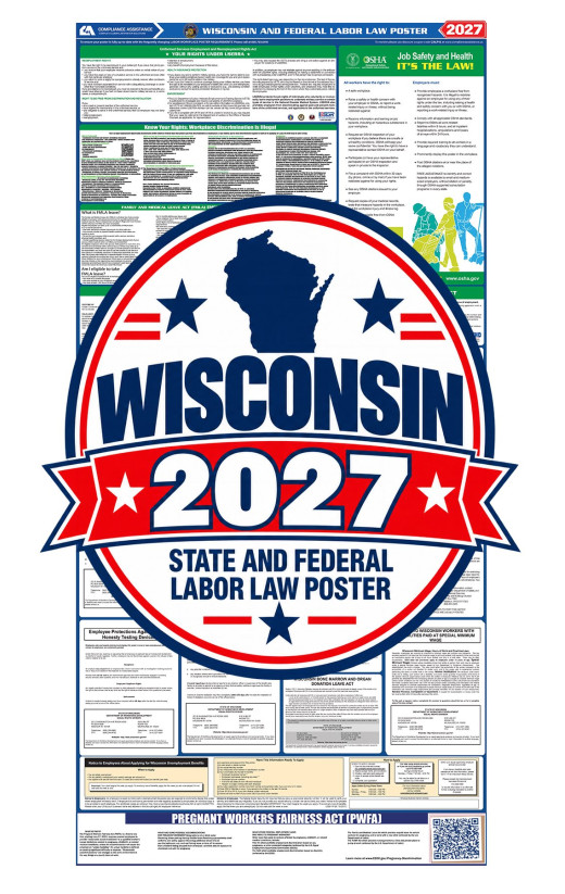 Wisconsin Labor Law Poster | State, Federal & OSHA