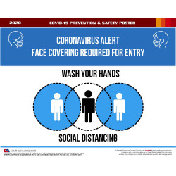 COVID-19 PREVENTION & SAFETY POSTER