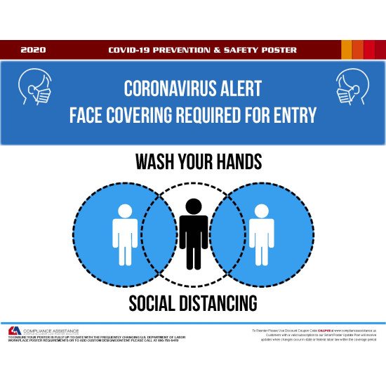 COVID-19 PREVENTION & SAFETY POSTER