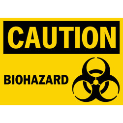 Caution Biohazard Safety Sign Caution Biohazard Safety Sign