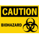 Caution Biohazard Safety Sign
