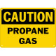 Caution Propane Gas Safety Sign