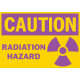 Caution Radiation Hazard Safety Sign