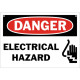 Danger Electrical Hazard Safety Sign