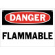 Danger Flammable Safety Sign