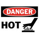 Danger Hot Safety Sign