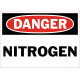 Danger Nitrogen Safety Sign