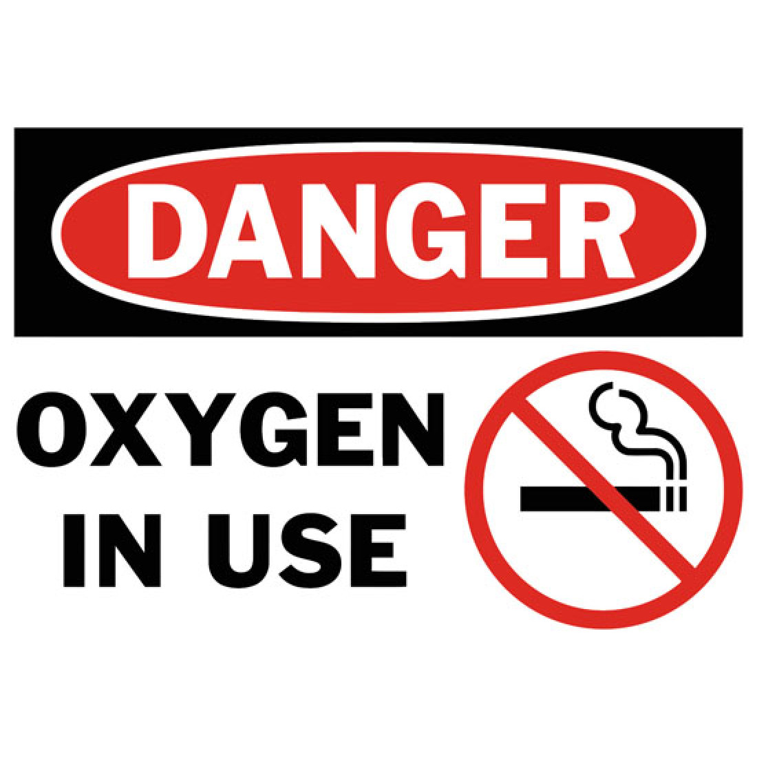 Oxygen In Use Sign Printable