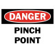 Danger Pinch Point20 Safety Sign