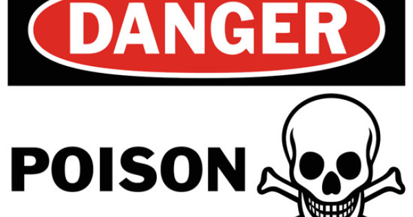 Danger Poison Sign - 7 x 17 | Carlton Industries