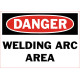 Danger Welding Arc Area Safety Sign