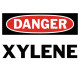 Danger Xylene Safety Sign
