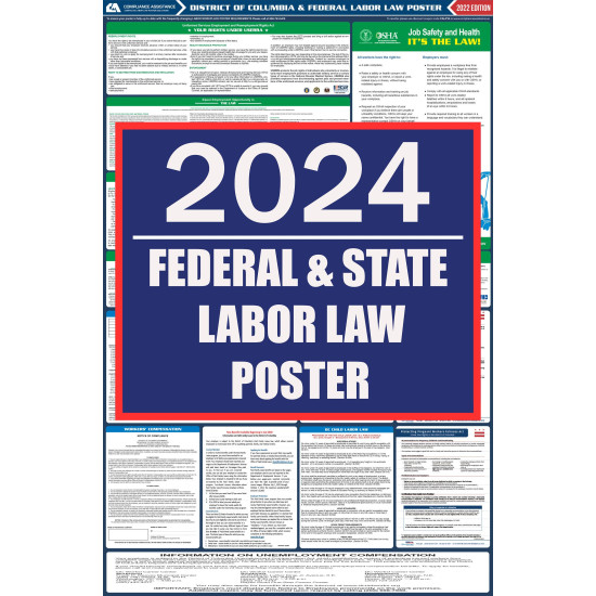 2022 District of Columbia State and Federal All-In-One Labor Law Poster