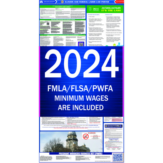 2024 Illinois State and Federal All-In-One Labor Law Poster