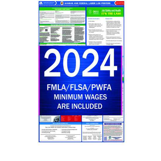 2022 Kansas State and Federal All-In-One Labor Law Poster 