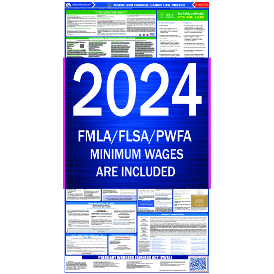 2024 Maine State and Federal All-In-One Labor Law Poster